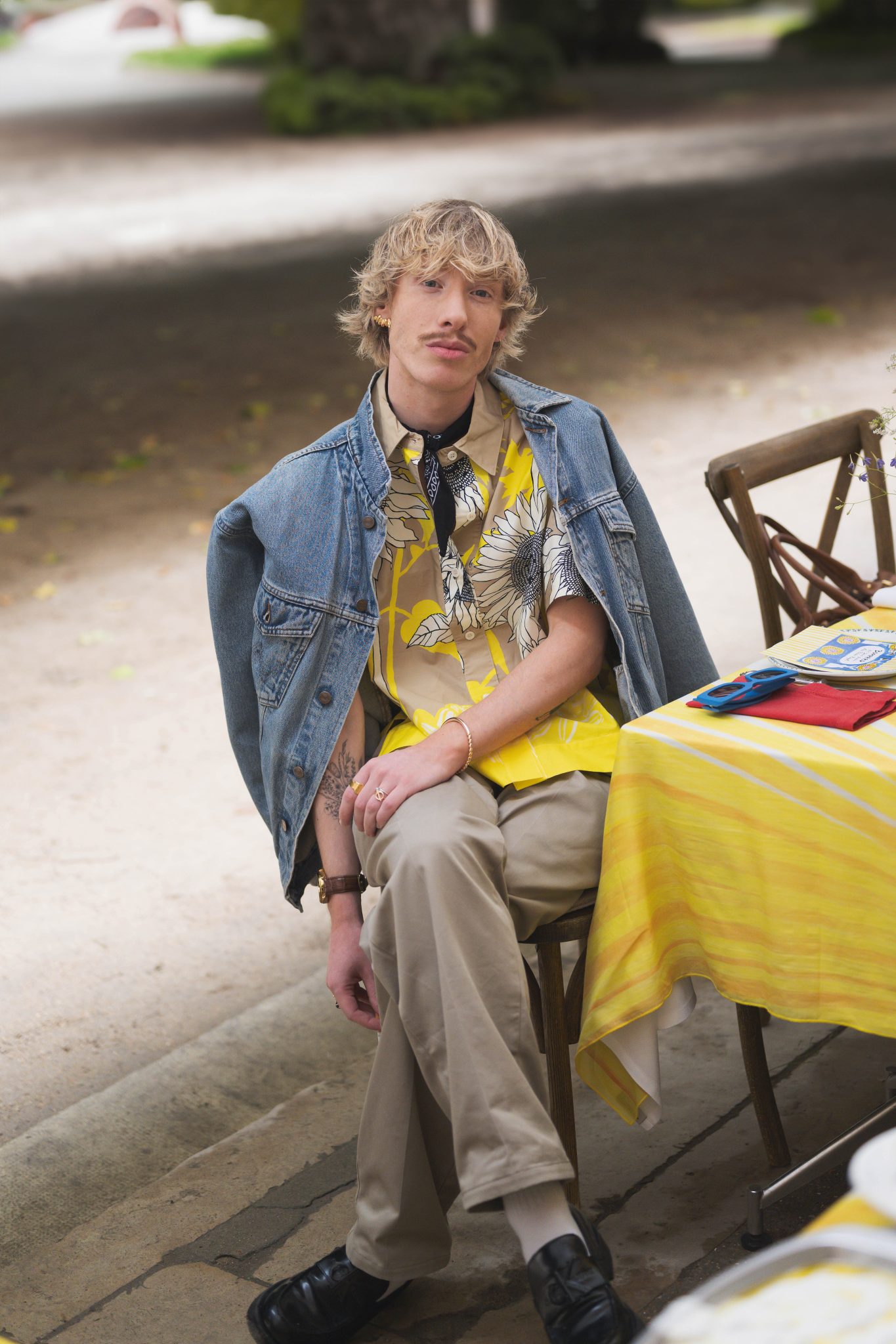  - Le déjeuner de la Maison Bompard avec Alexandra Van Houtte dans les jardins somptueux du Palais Royal