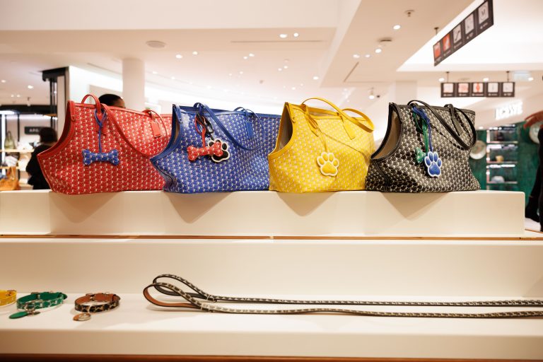 Moynat lance sa collection exclusive pour animaux au Bon Marché