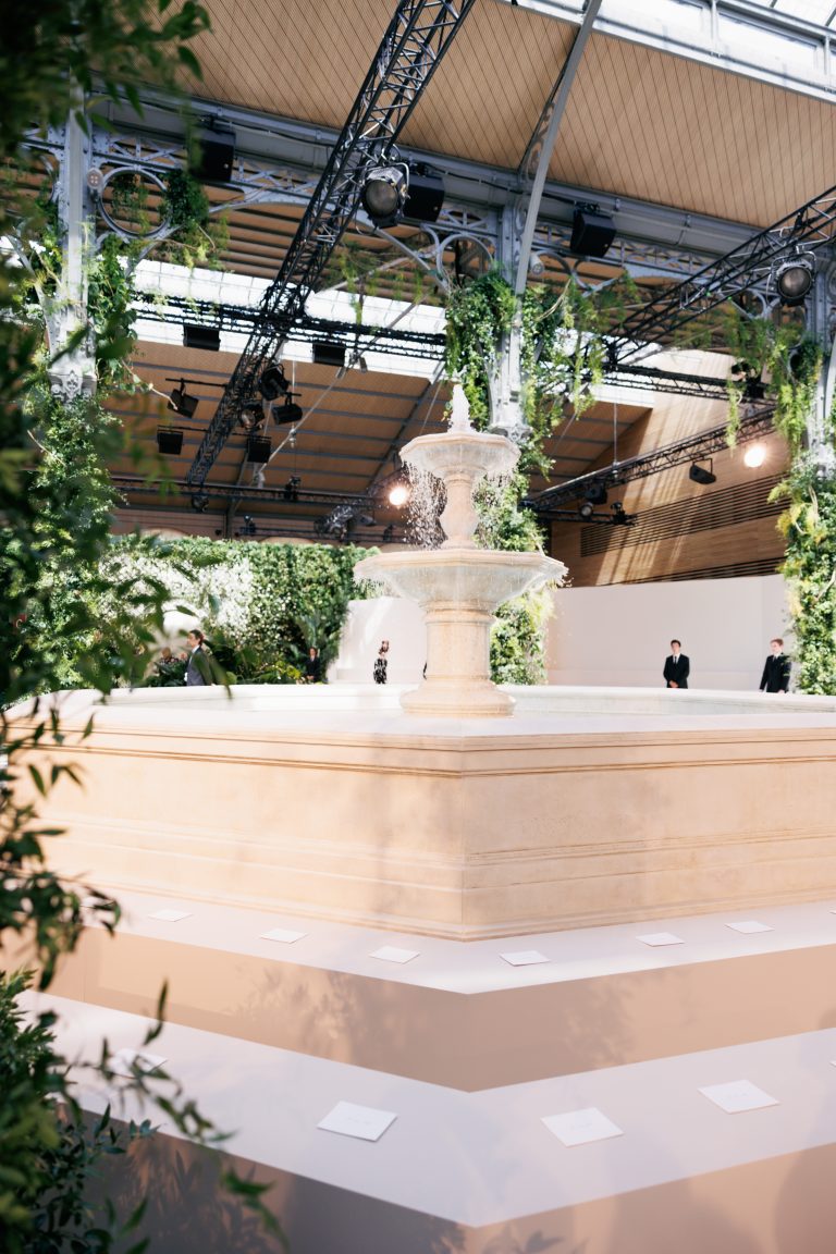 Amiri’s Luxurious French Garden Blooms at Carreau du Temple