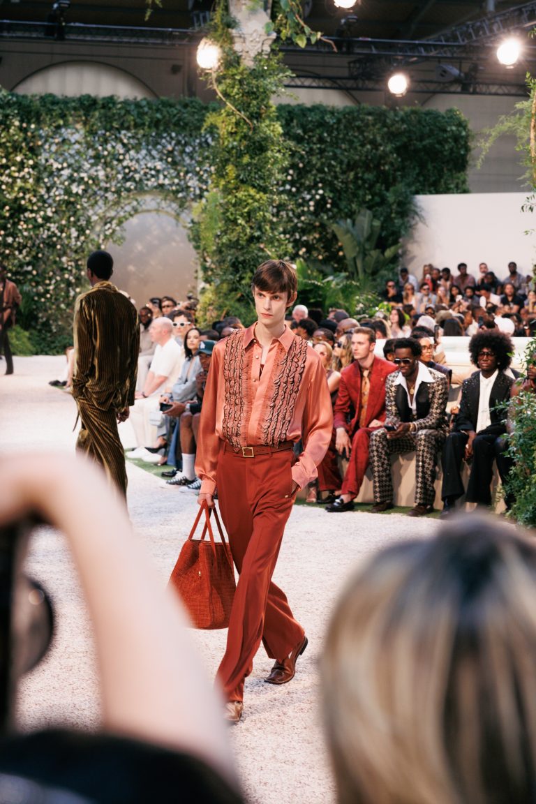 Amiri’s Luxurious French Garden Blooms at Carreau du Temple