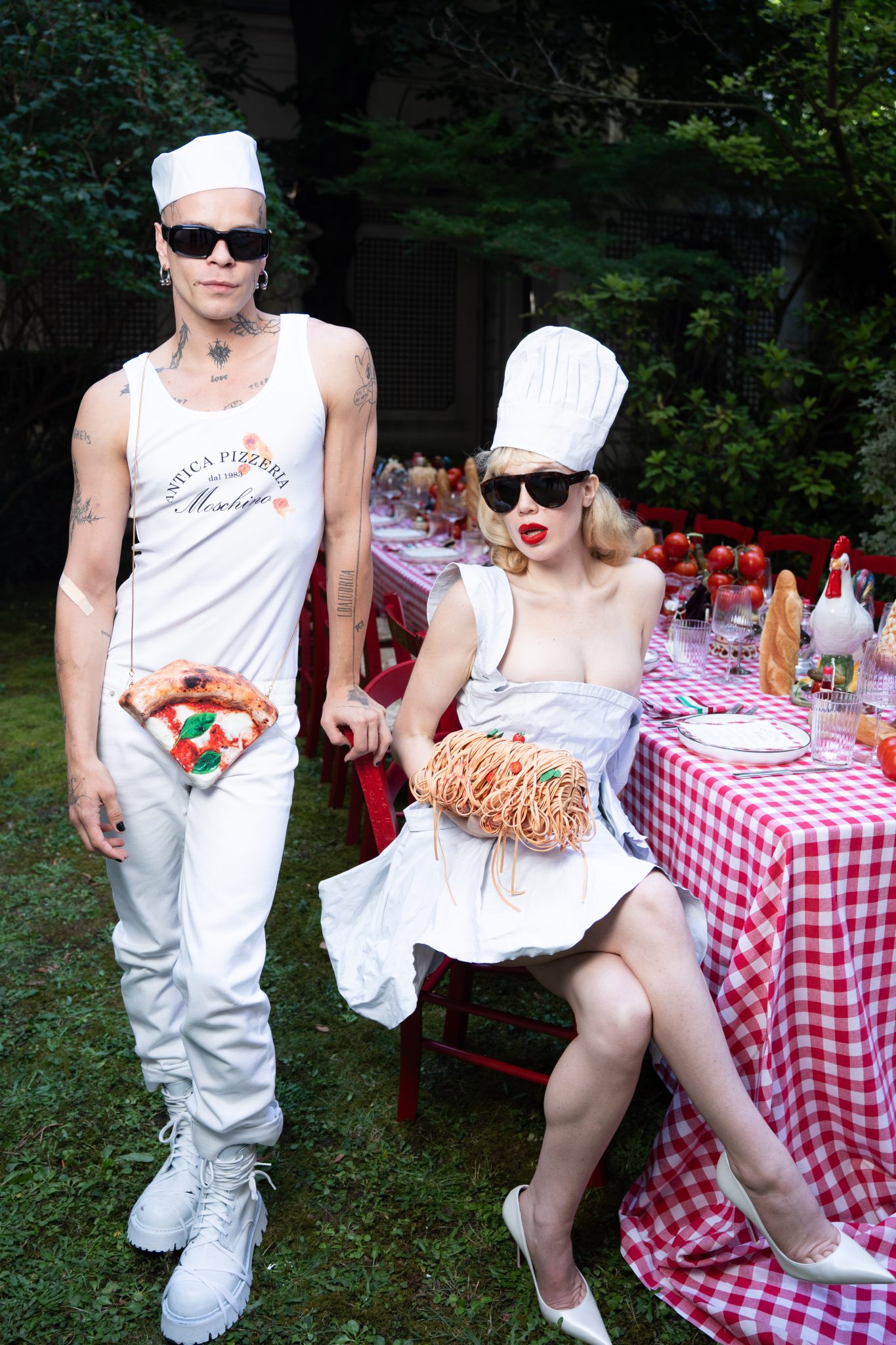  - Moschino dévoile ses nouveaux modèles de lunettes pendant la semaine de la Haute Couture