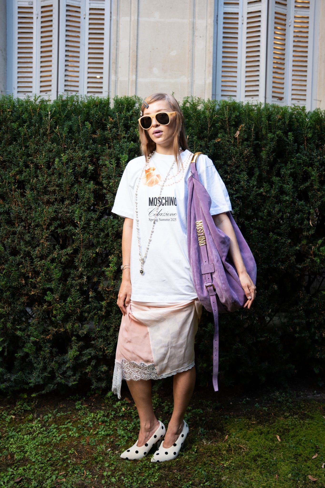  - Moschino dévoile ses nouveaux modèles de lunettes pendant la semaine de la Haute Couture