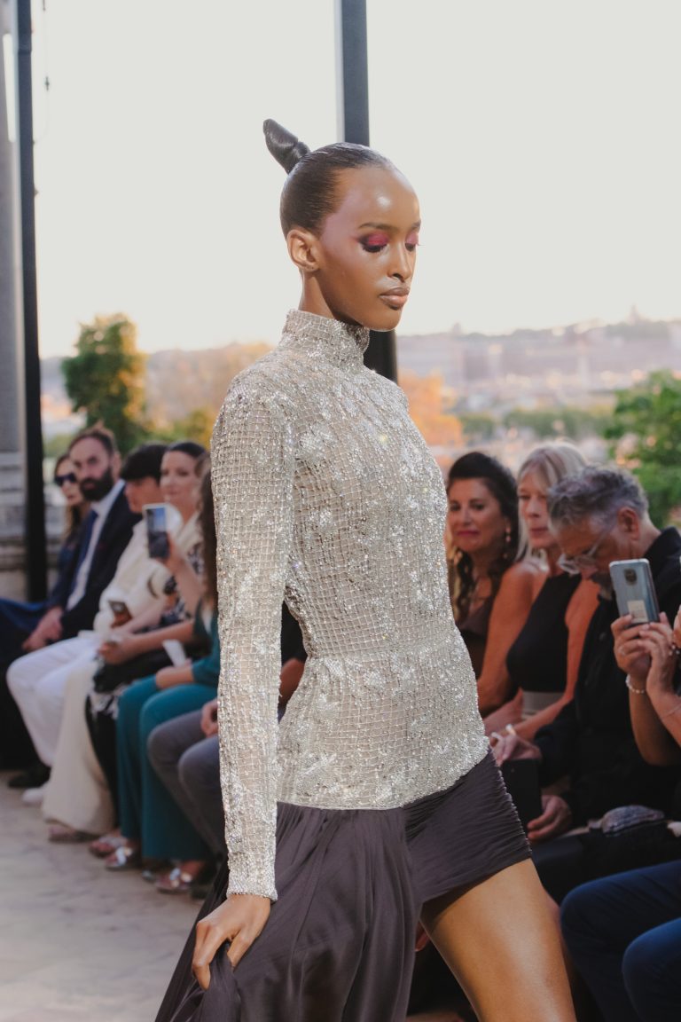 Revisited by Antonio Grimaldi, the ’80s Hit the Catwalk in Rome