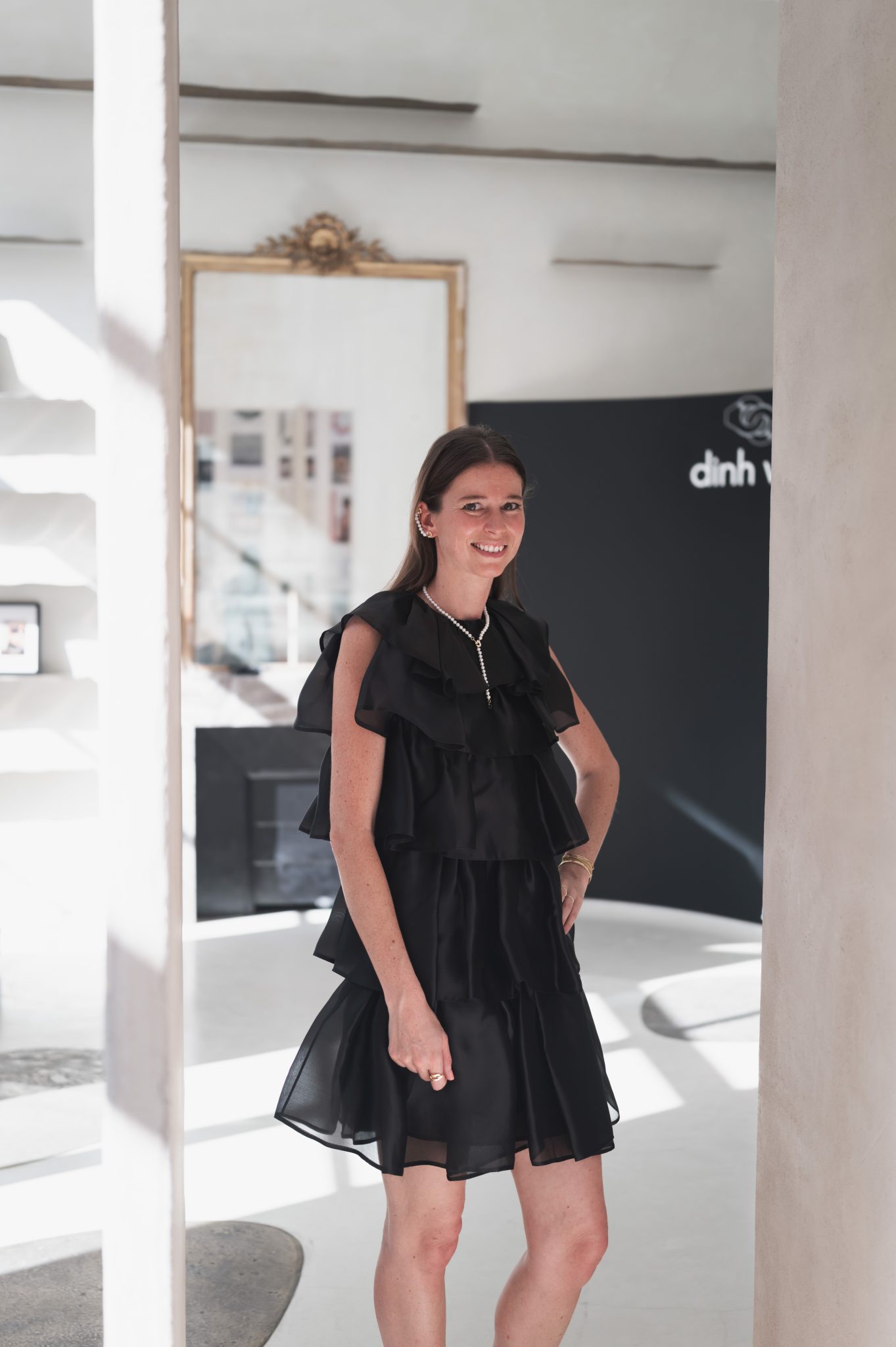  - dinh van Celebrates its Pearl Collection “Menottes” during a Garden Party at Amélie Maison d’Art