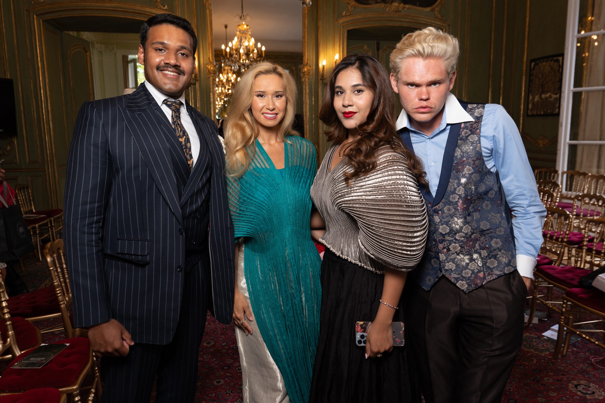  - Les silhouettes fantastiques de Vaishali S Couture s’emparent de la résidence de l’ambassadeur indien à Paris