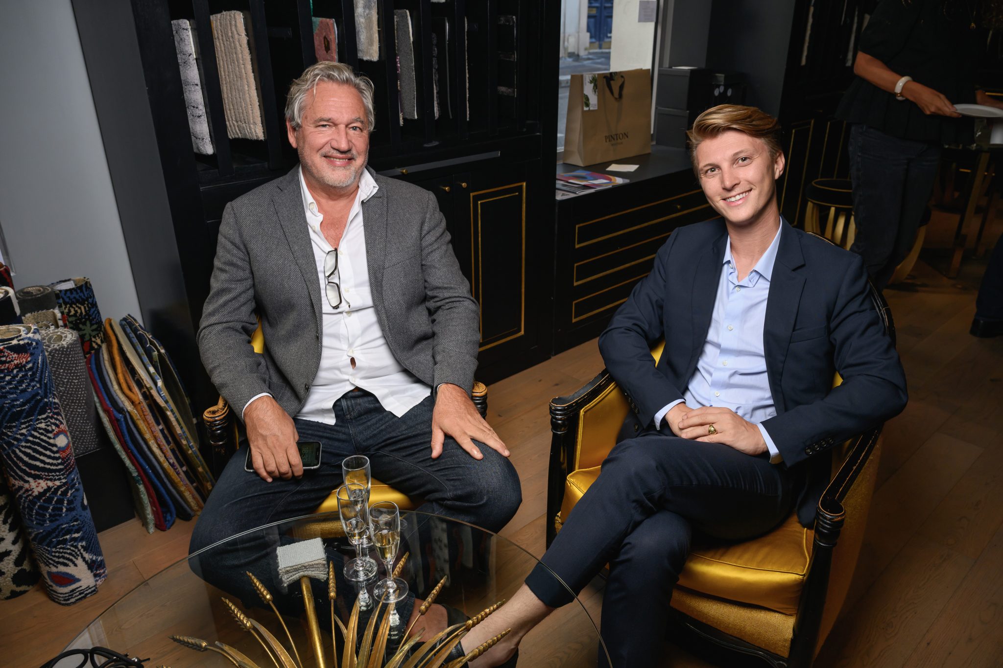  - Pinton Celebrates the 10th Anniversary of Its Showroom with Jean-Paul Veison Marcelli and Noémi Langlois-Meurinne