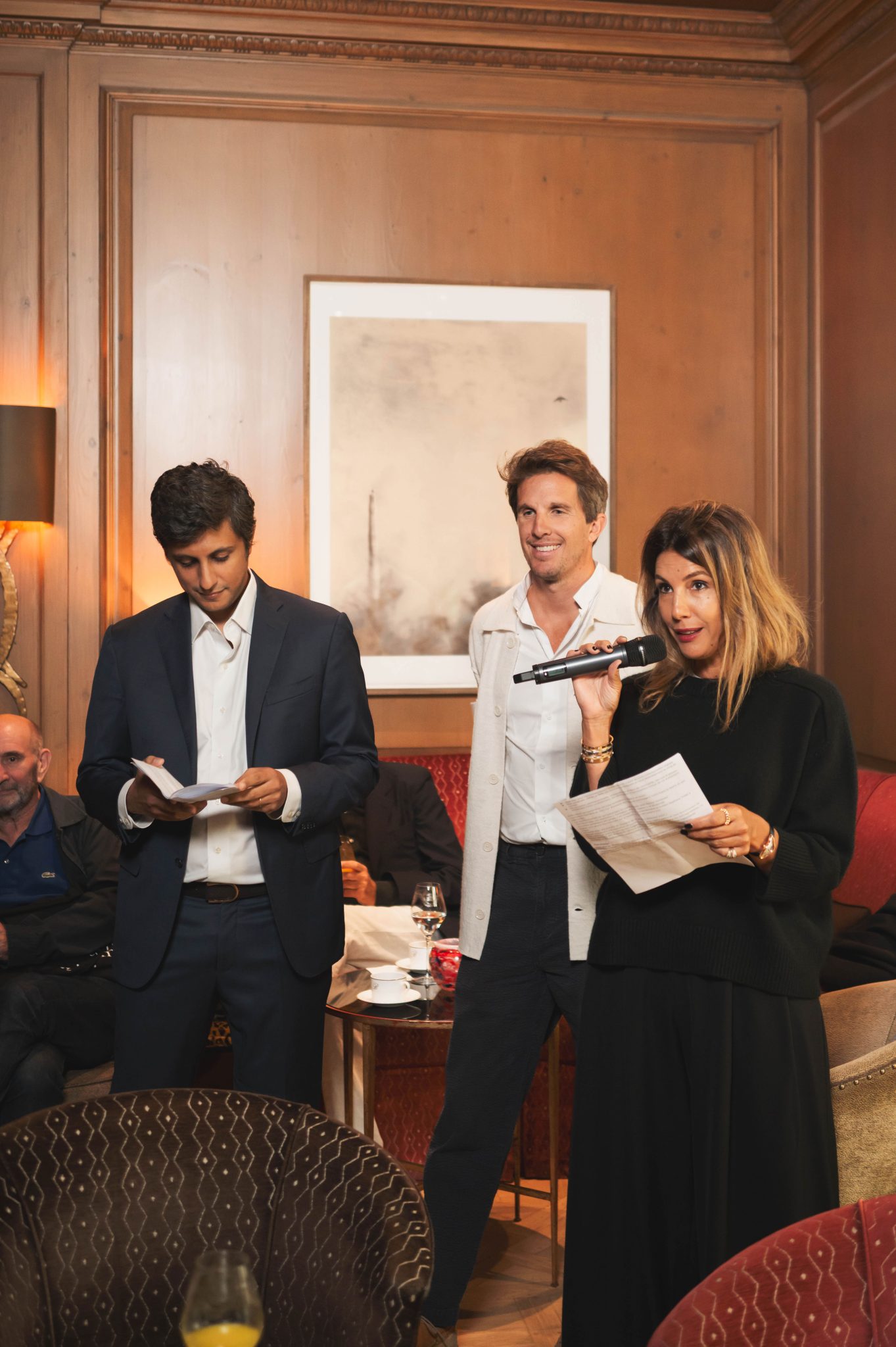  - The Association Matignon Saint-Honoré (MaSH) Holds a Cocktail Event at Le Bristol