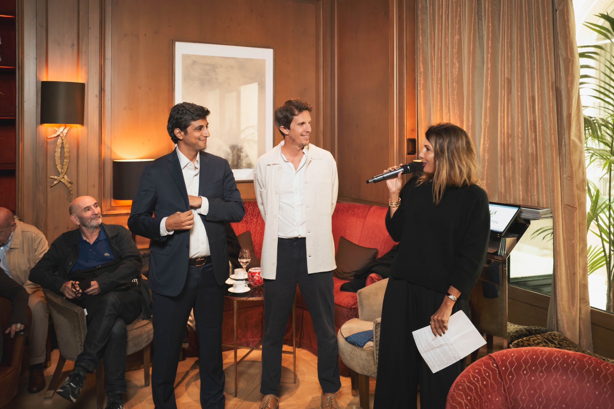  - The Association Matignon Saint-Honoré (MaSH) Holds a Cocktail Event at Le Bristol