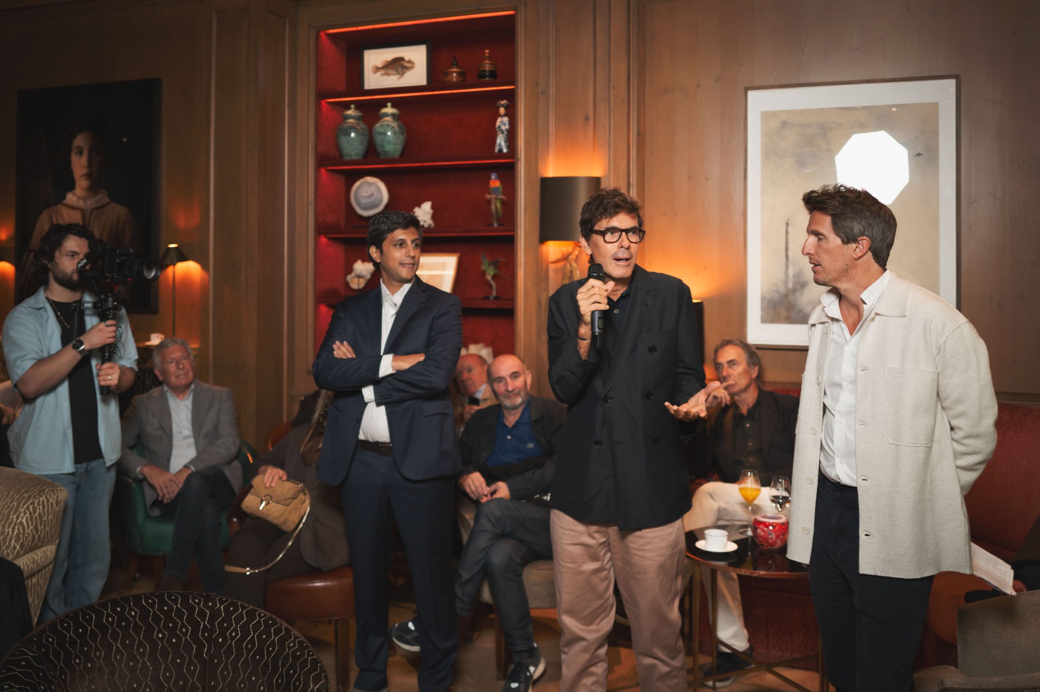  - The Association Matignon Saint-Honoré (MaSH) Holds a Cocktail Event at Le Bristol