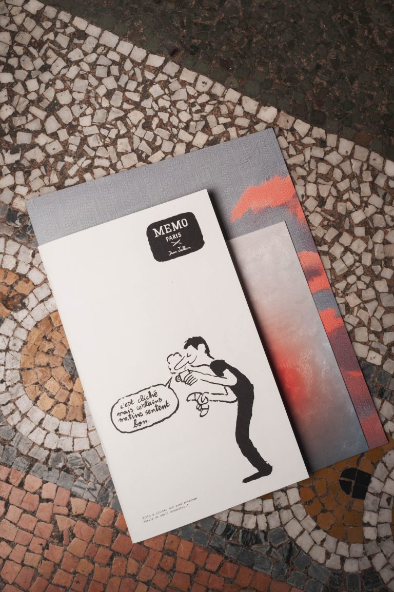 Les dessins délicats de Jean Jullien illuminent le parfum Odéon de MEMO