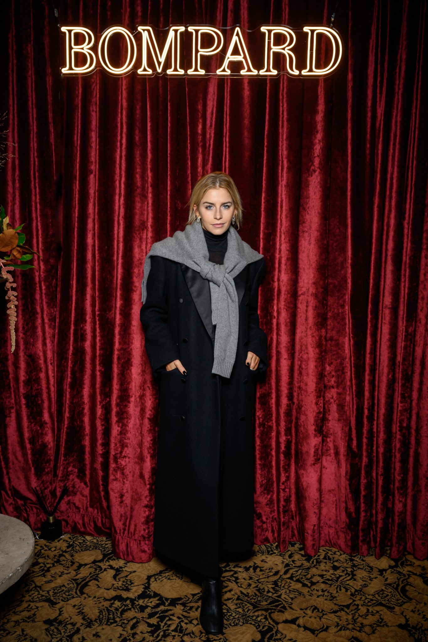  - Bompard Drapes Paris Fashion Week in Cashmere