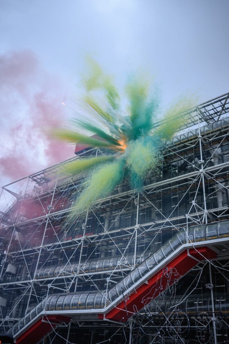 Cai Guo-Qiang embrase Pompidou