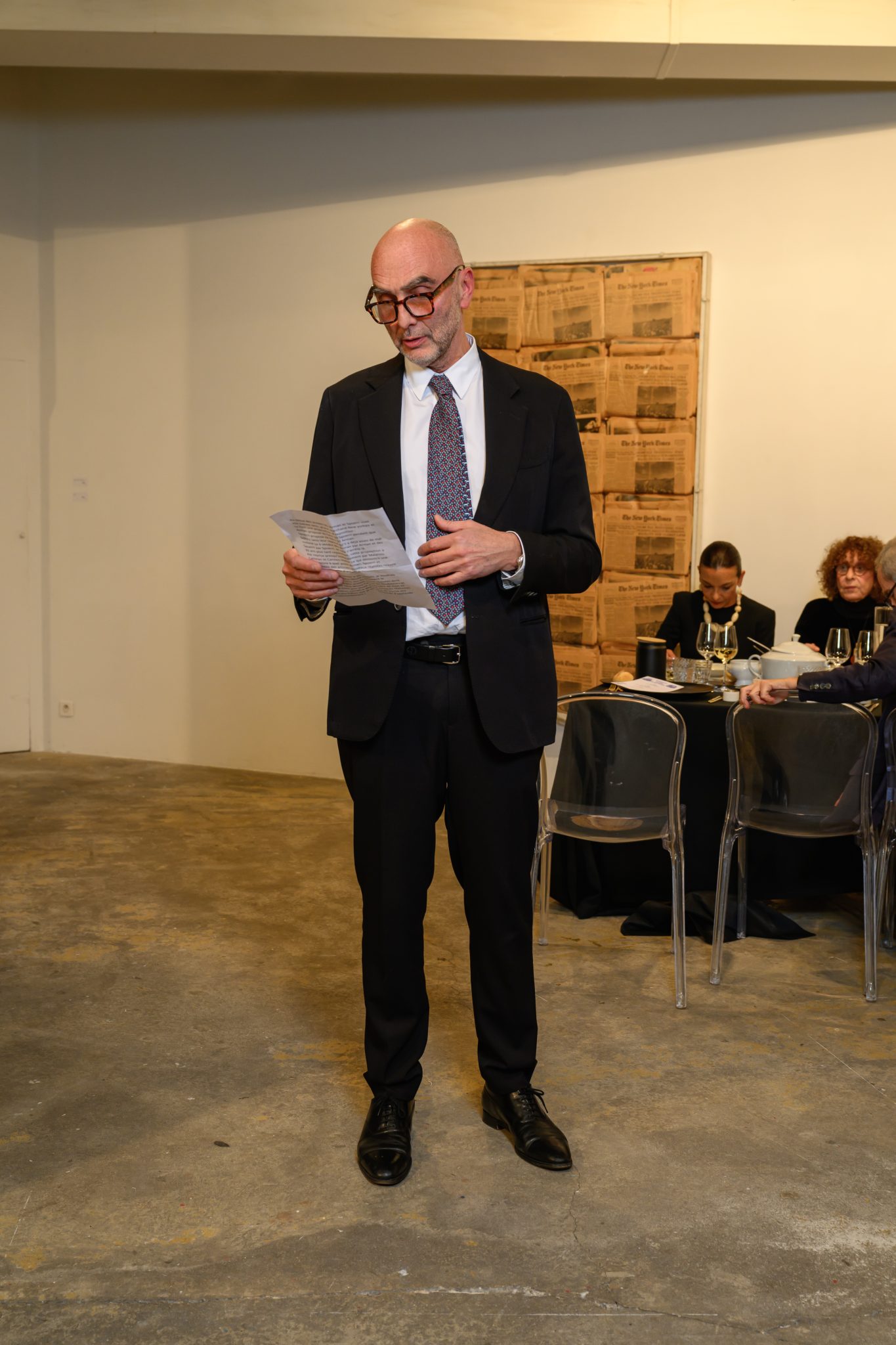 - The CNAP Hosts a Performance-Dinner for the Closing of the Exhibition “Arman, All That Remains”