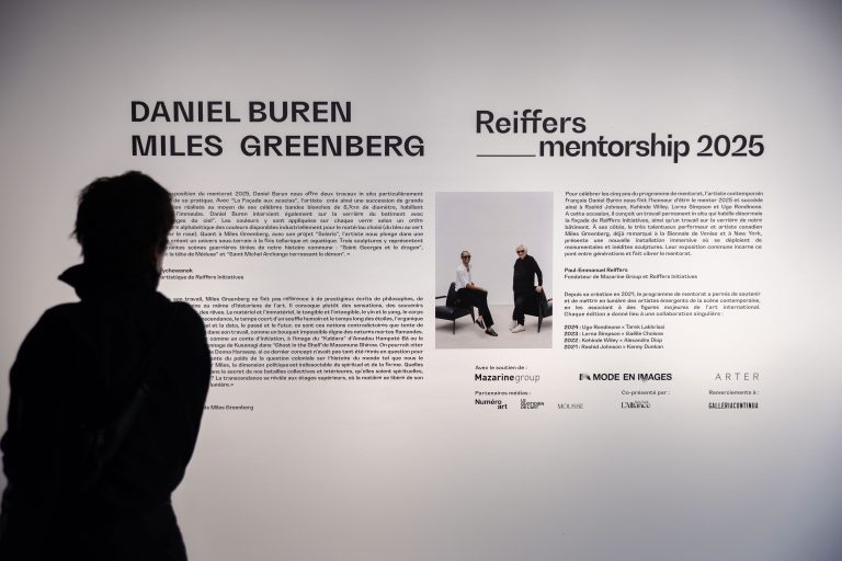 Daniel Buren et Miles Greenberg mis en majesté par Reiffers Initiatives