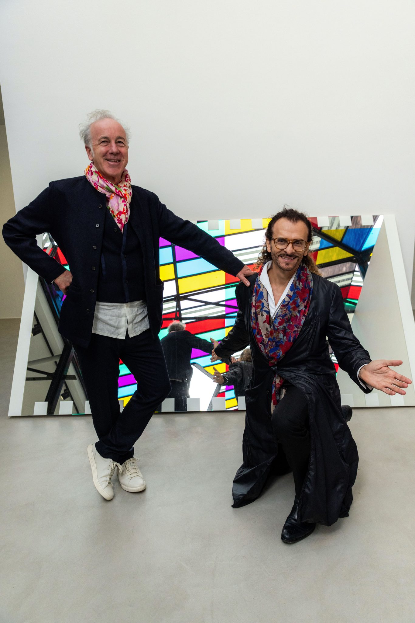  - Daniel Buren and Miles Greenberg, Guest Artists at Reiffers Initiatives