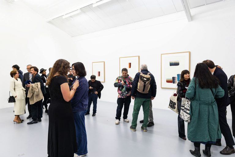 L’inauguration de l’exposition Lee Ufan à la galerie Mennour