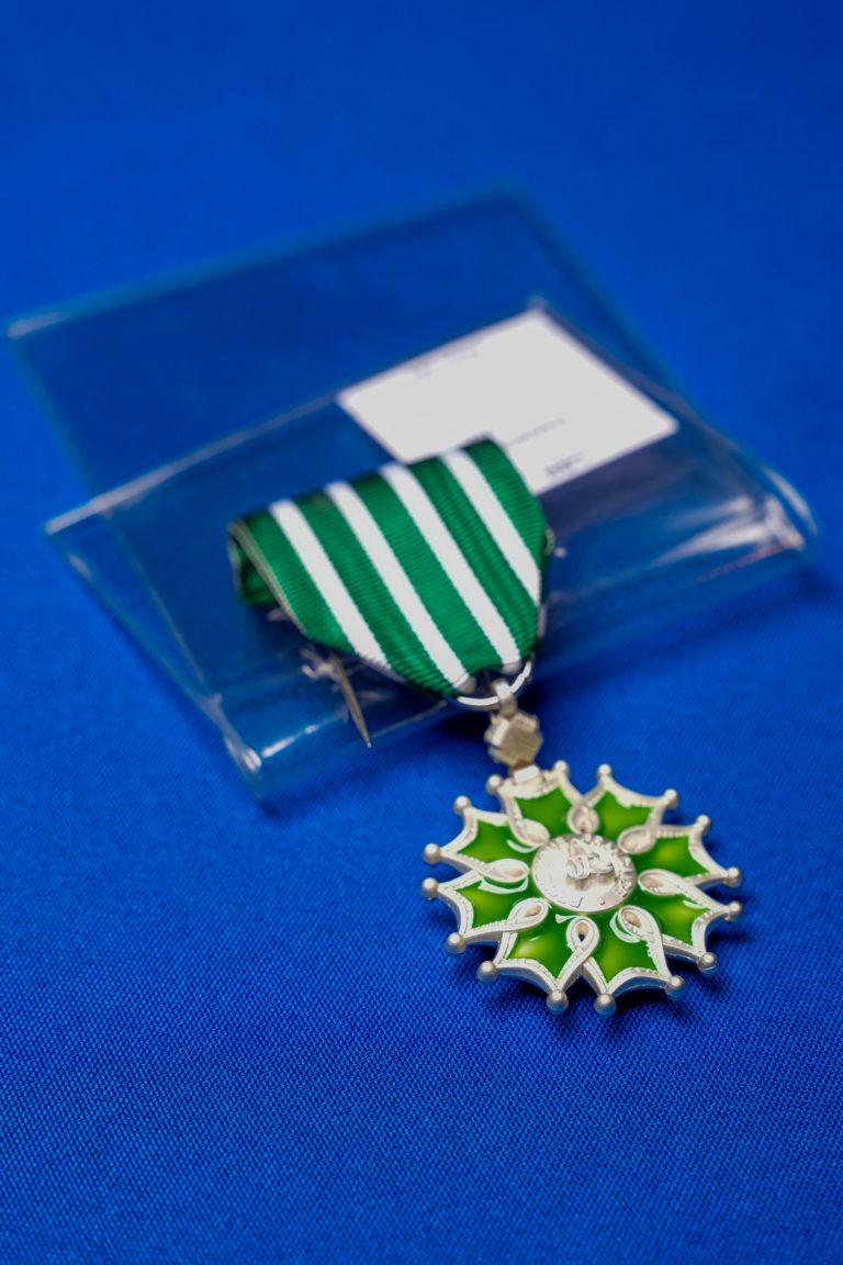 Louis Nègre fait Chevalier des Arts et des Lettres par Jacques Toubon