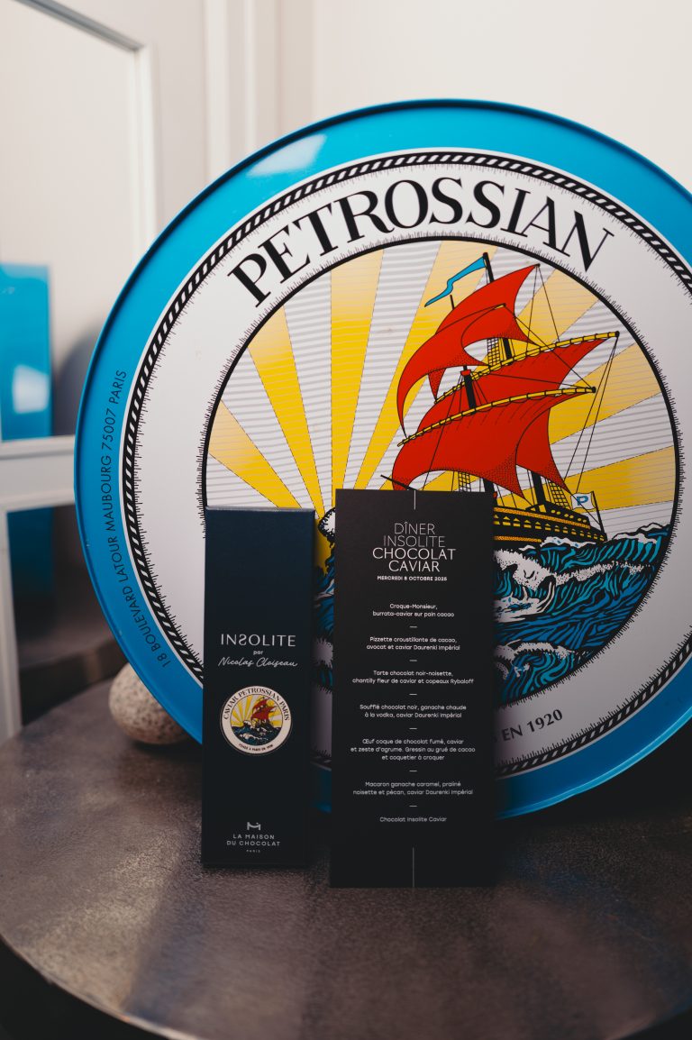 Avec Petrossian et la Maison du Chocolat, un goût d’inédit traverse la Fashion Week