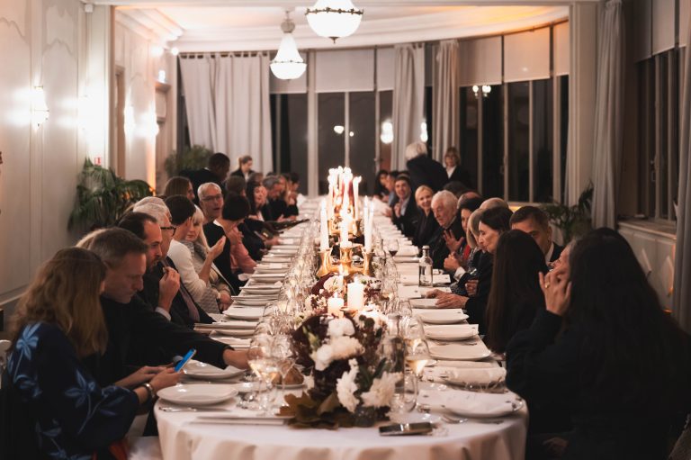 Le dîner exceptionnel de la galerie Mennour en l’honneur de Daniel Buren et Lee Ufan