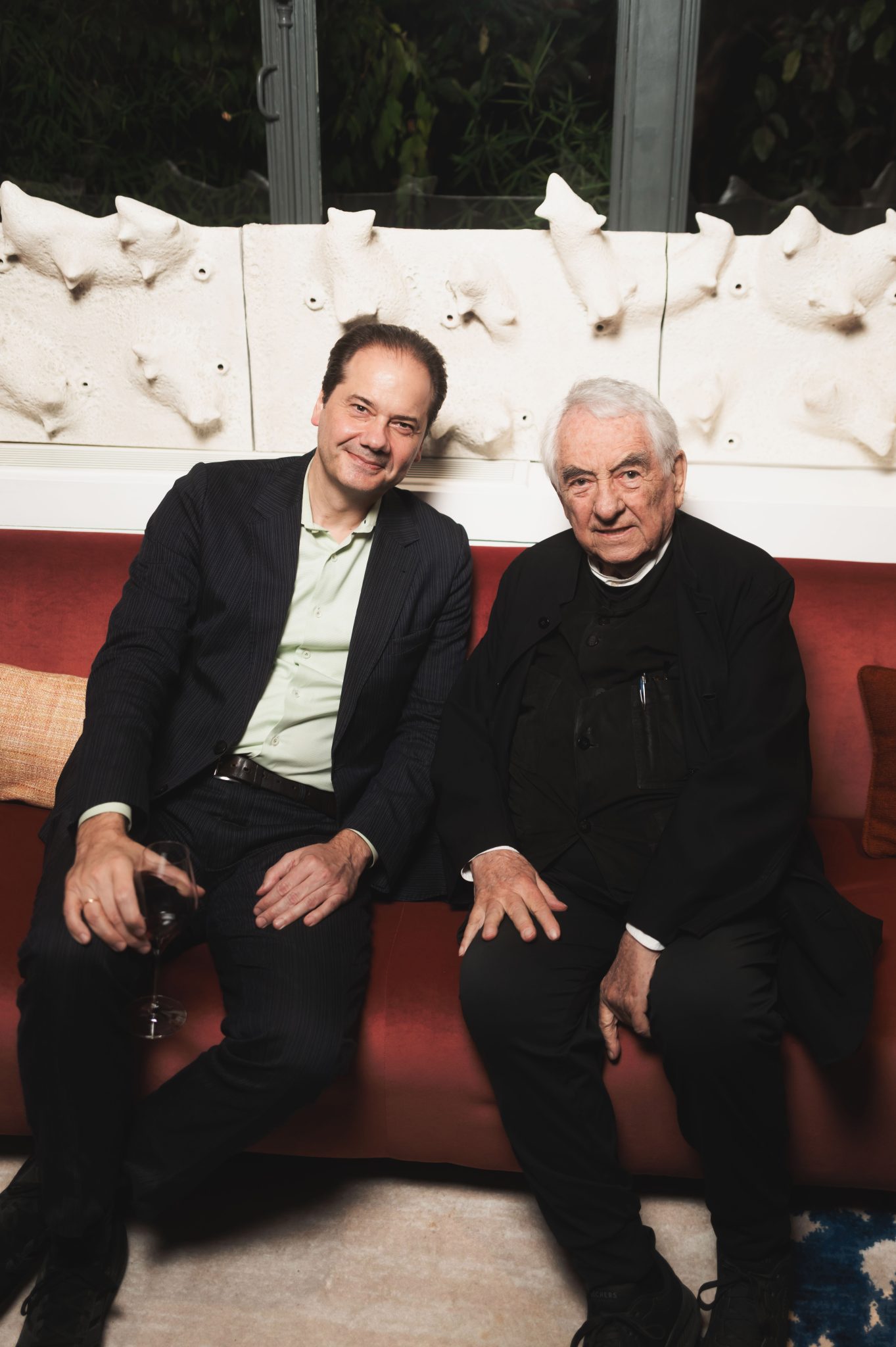  - Le dîner exceptionnel de la galerie Mennour en l’honneur de Daniel Buren et Lee Ufan