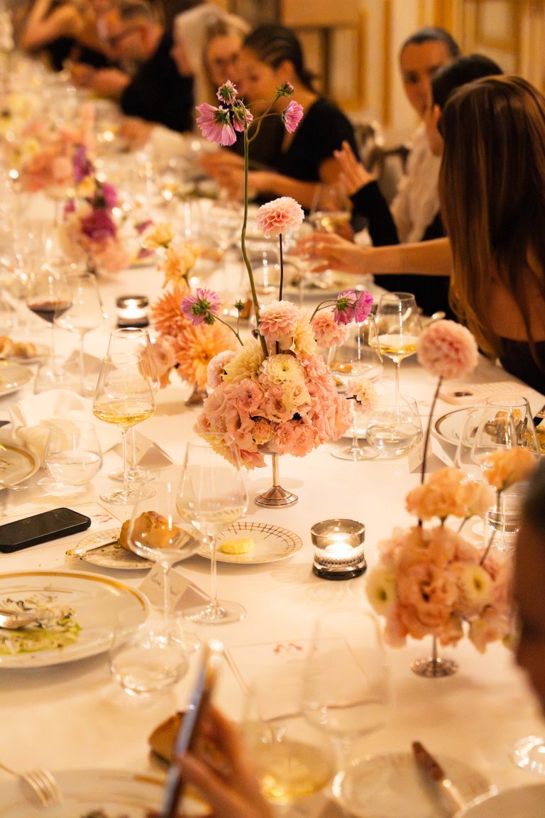 Le dîner “Marie-Antoinette by Manolo Blahnik”