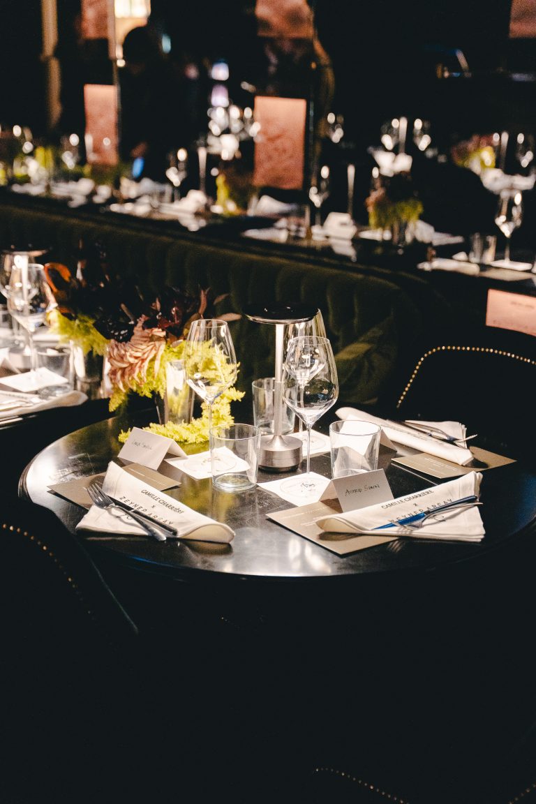 Camille Charrière et Zeynep Arçay célèbrent leur collaboration avec un dîner exclusif pendant la Fashion Week