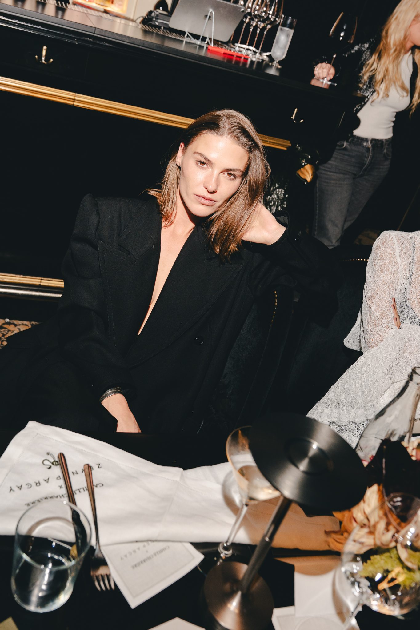  - Camille Charrière & Zeynep Arçay Host Dinner to Celebrate the Launch of their Exclusive Collaboration During Paris Fashion Week 