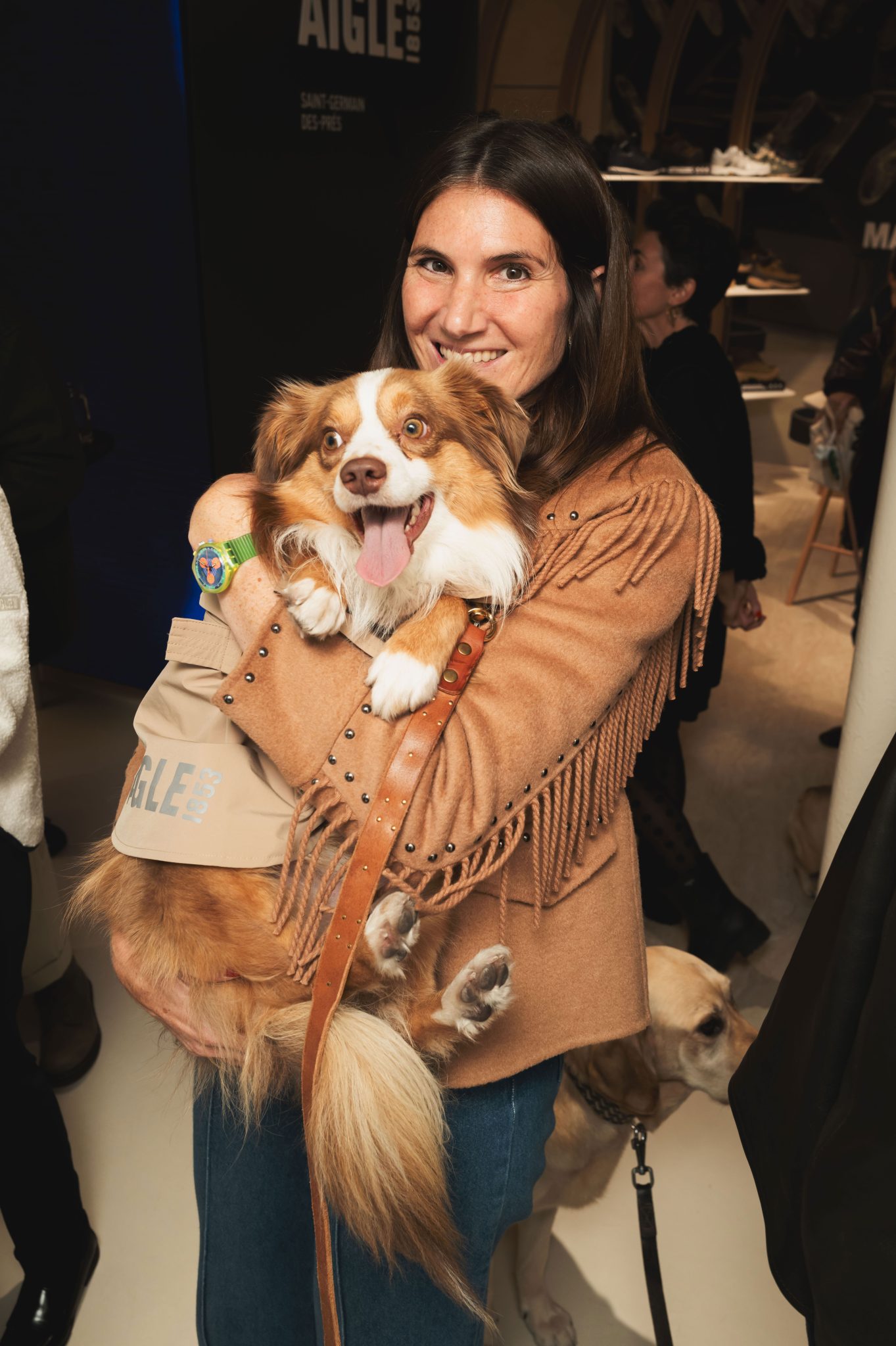  - Aigle dévoile sa collection chien dans sa boutique de Saint Germain des Prés rénovée
