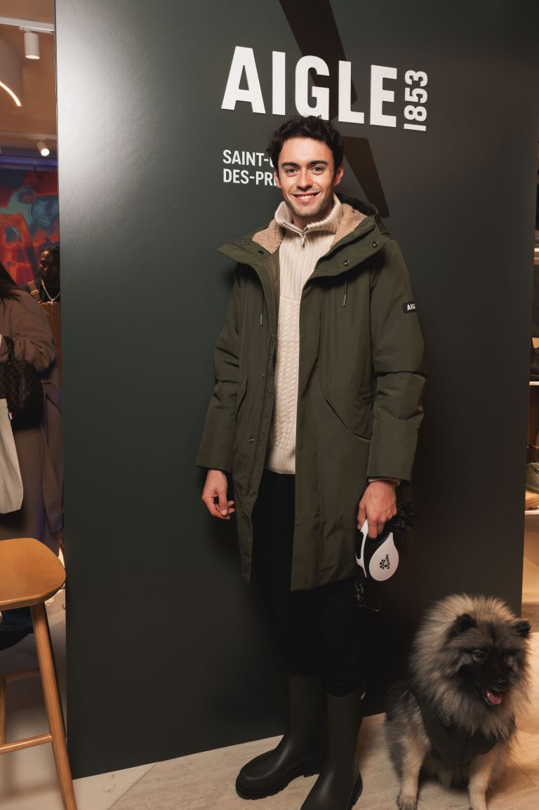  - Aigle dévoile sa collection chien dans sa boutique de Saint Germain des Prés rénovée
