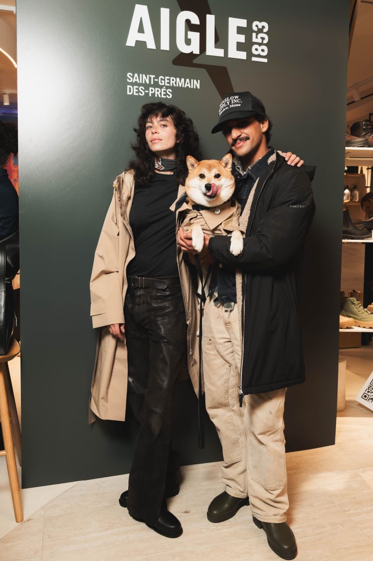  - Aigle dévoile sa collection chien dans sa boutique de Saint Germain des Prés rénovée