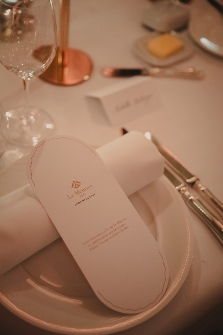 Le Meurice célèbre la nouvelle édition de Cultured at Home avec Design Miami.Paris