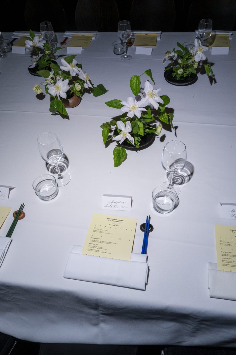 Gérard Darel and Joséphine de La Baume Host INTERLOPE’s Launch Dinner in London