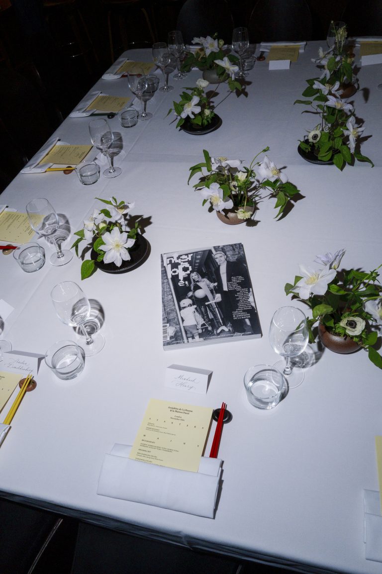 Gérard Darel and Joséphine de La Baume Host INTERLOPE’s Launch Dinner in London