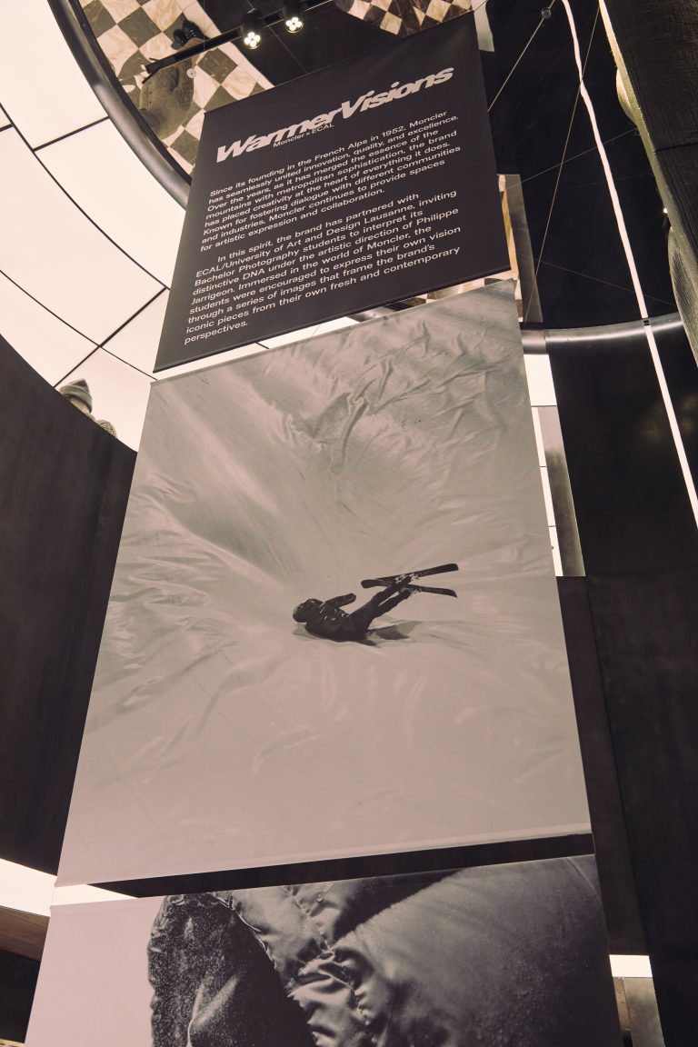 Moncler et l’Ecal réchauffent les Champs Elysées à l’occasion de Paris Photo avec l’exposition Warmer Visions