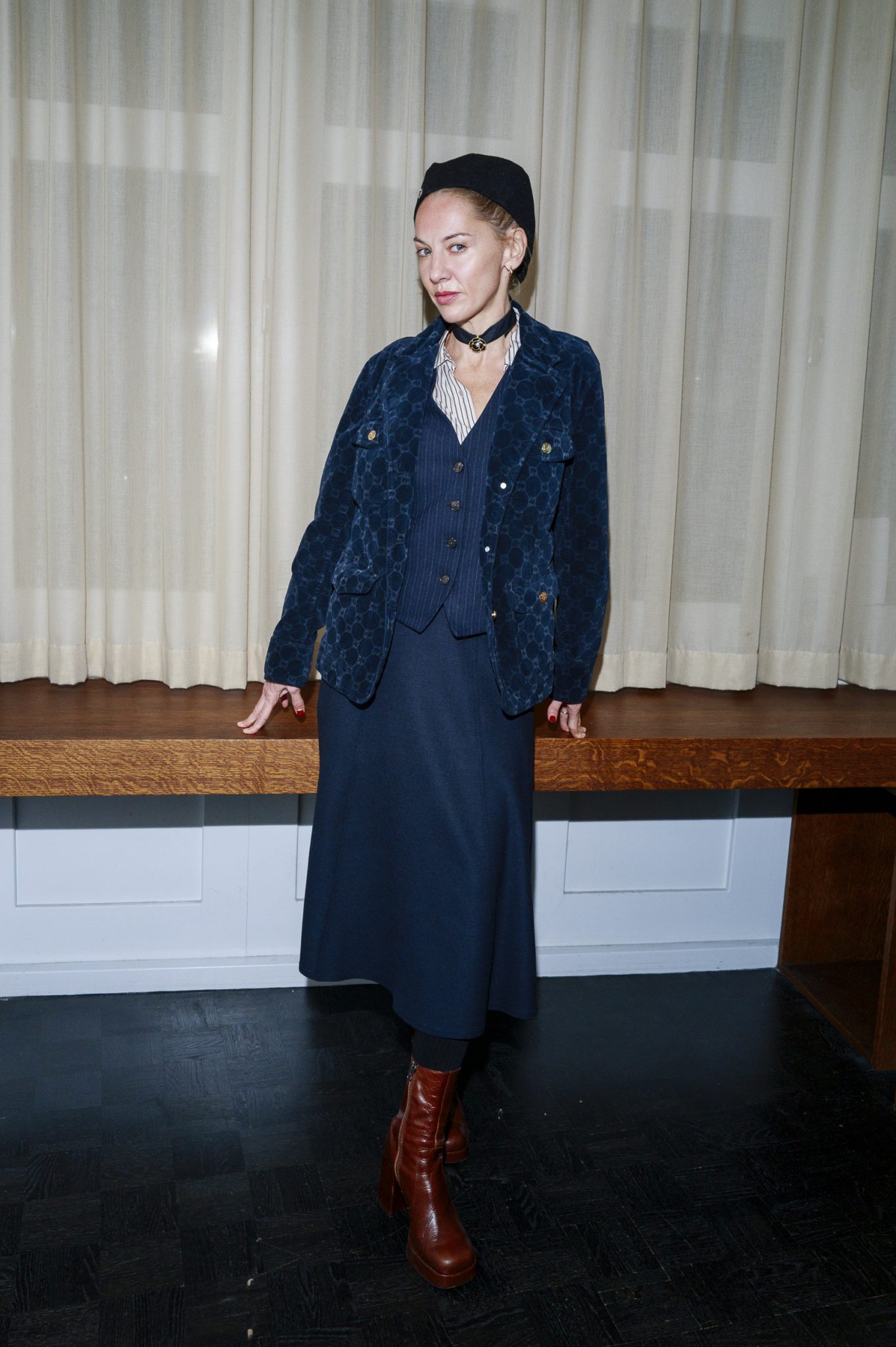  - Gérard Darel and Joséphine de La Baume Host INTERLOPE’s Launch Dinner in London