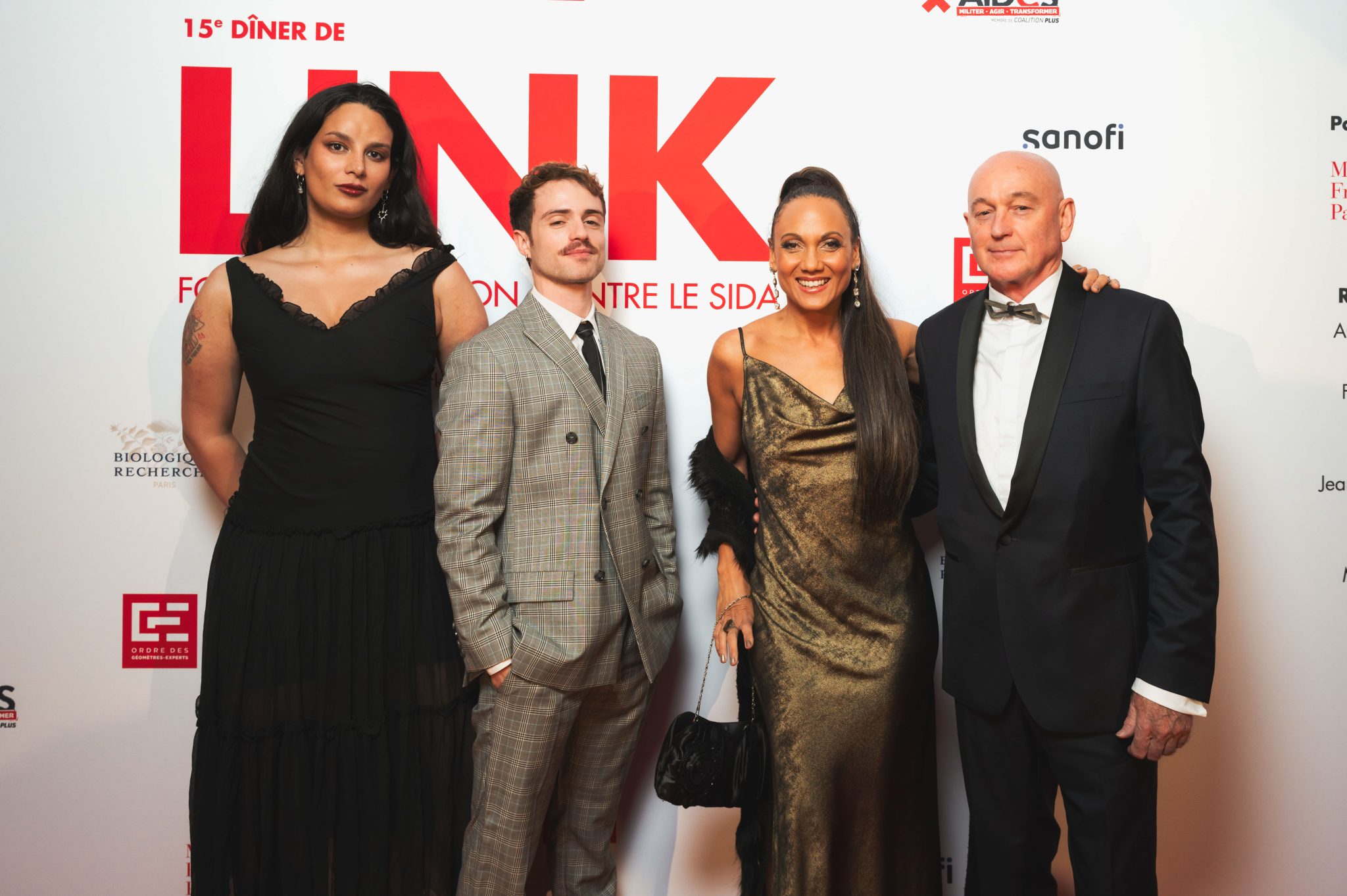  - La 15e édition du dîner Link pour AIDES au Pavillon Gabriel