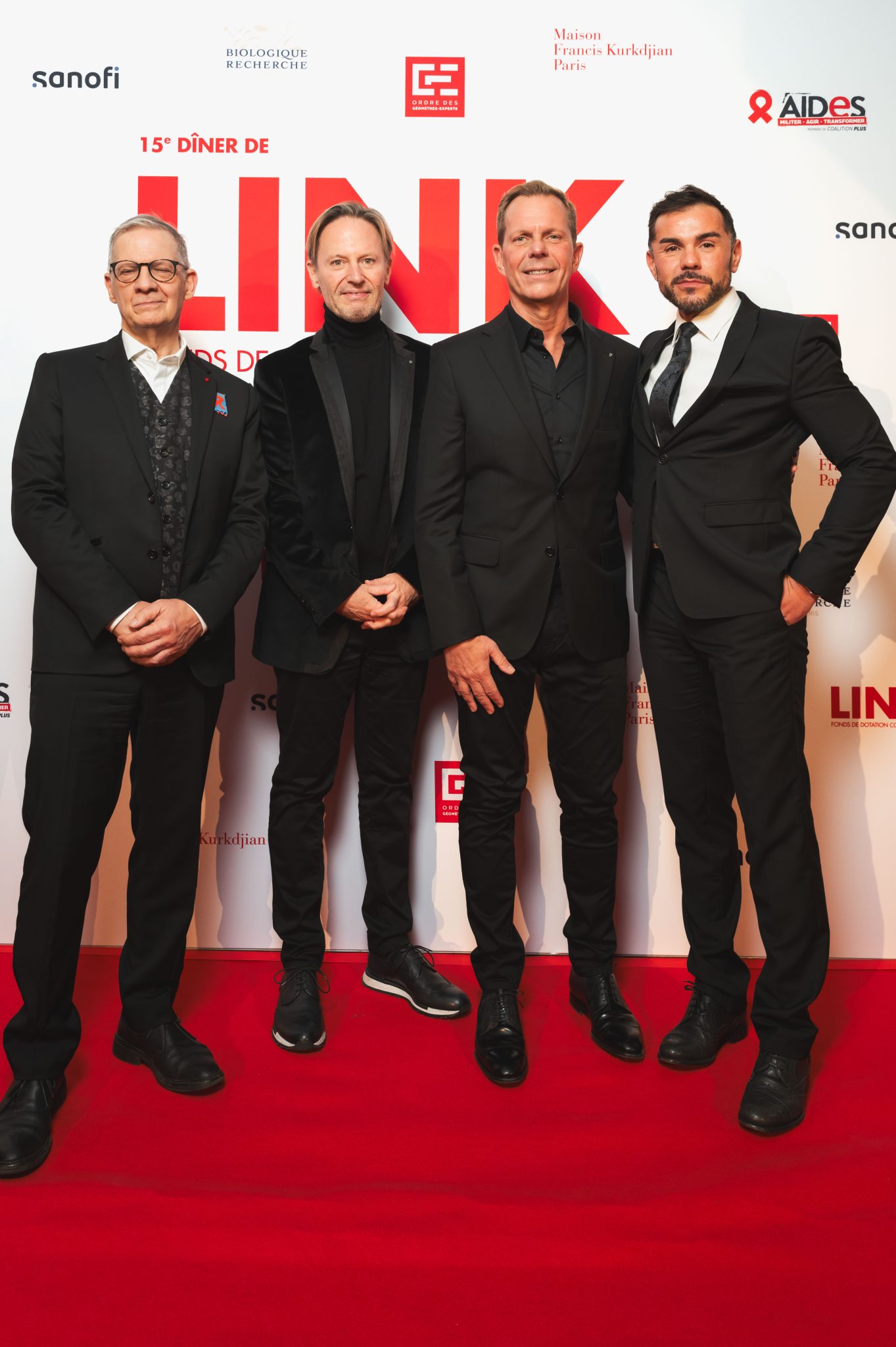  - The 15th Edition of the LINK Dinner for AIDES at Pavillon Gabriel